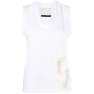 Calcaterra White Tops - Vests & Tank Tops Women